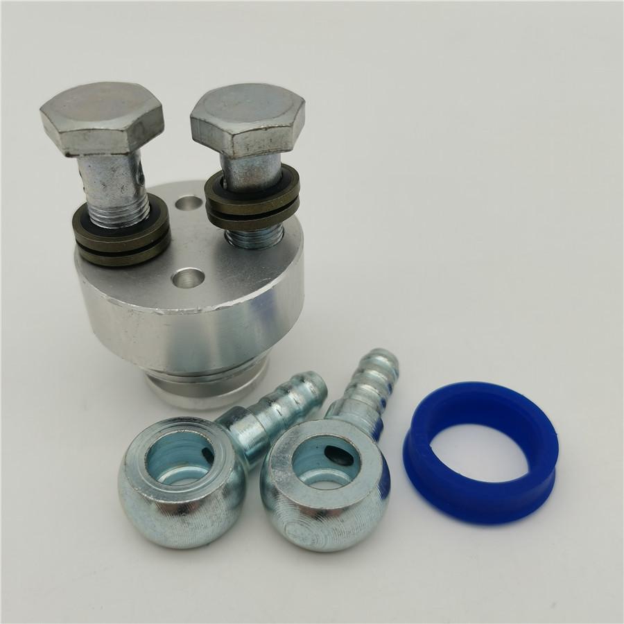 Motorcycle Oil Cooler System Adapter For GY6 100cc 125cc 150cc Scooter Engine