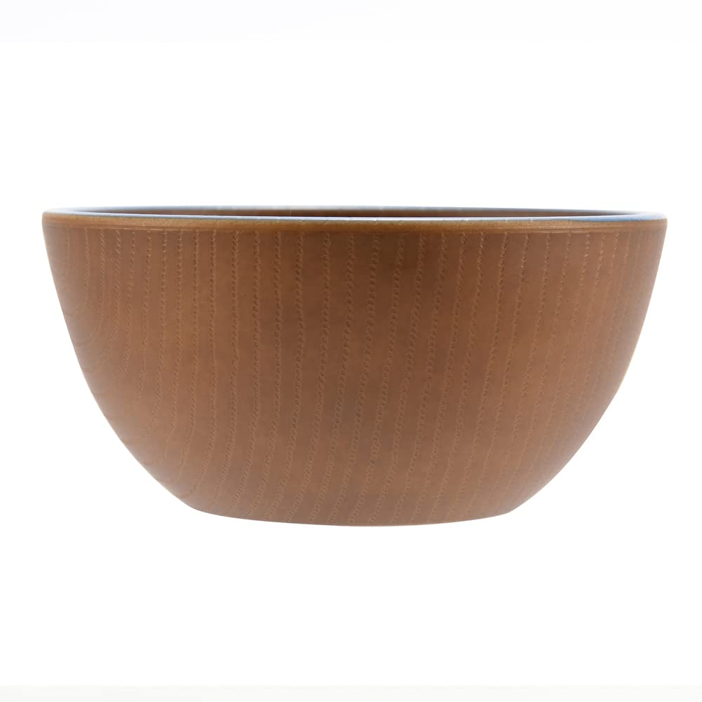 Yaxell Disney Rice Bowl Cereal Bowl 480ml Wood Grain Made In Japan For Children Microwave and Dishwasher Safe Antibacterial Diameter 12cm Buzz