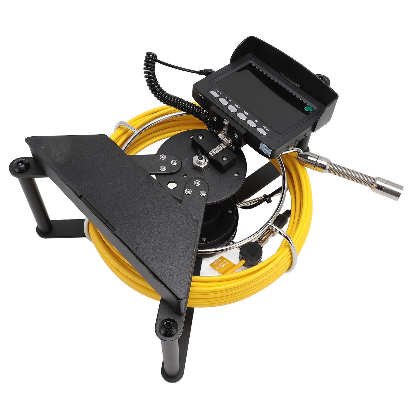 

Промышленная камера для инспекции труб с ЖК-экраном 4,3 дюйма, записью на DVR, змеиная камера для трубопроводов, камера для инспекции дренажных труб