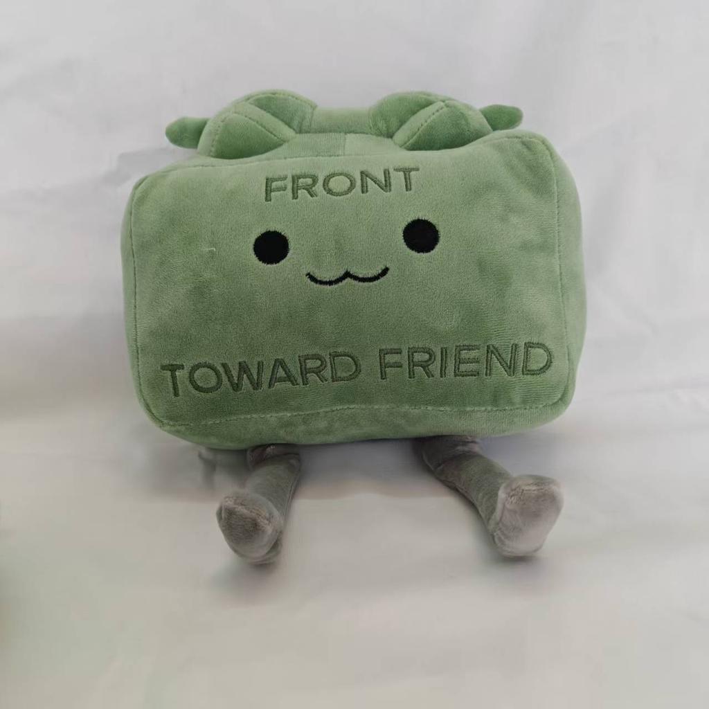 Clay el Claymore Adorable Peluche Lindo Bloque Cuadrado Muñeco Suave Relleno Regalo de Vacaciones para Niños