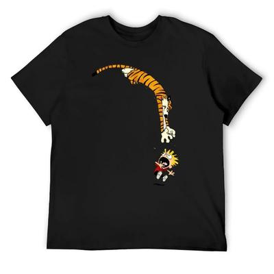 Calvin and Hobbes T-Shirt Rapper Graphic Tees Clothing Luxury Man Plain T Shirts Men