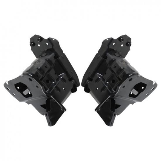 Front Driver+Passenger Side Bumper Brackets for 19-23 Toyota Corolla 2.0L 1.8L