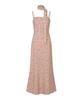 Lulu Seoul Love Letter Slim Dress (Scarf Set / Pink)