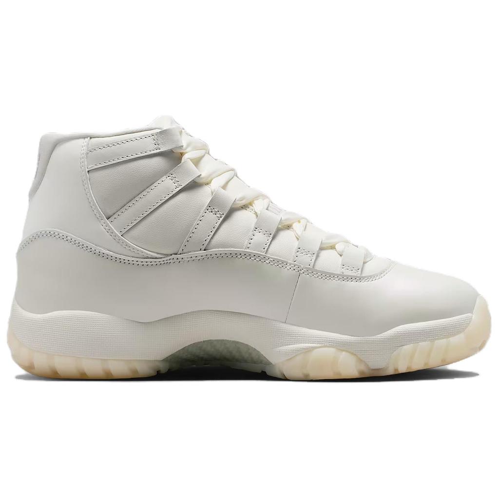 Jordan Air Jordan 11 Mid Top Vintage Basketball Shoes Women's Pearl White AR0715-110