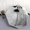 1pc Hedgehog Dog Art Automatic Open/close Umbrella, 8-Rib sturdy structure, Auto Folding/Opening, Portable Travel Umbrella for Women020