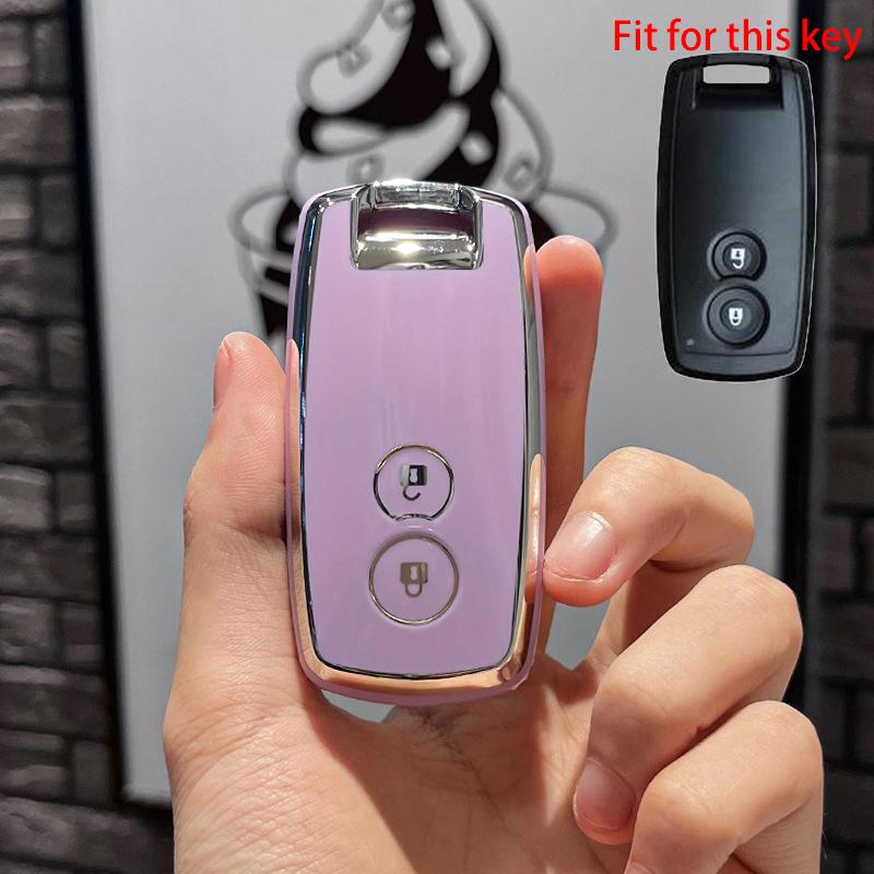 2 Buttons TPU Car Key Case Cover Holder Shell Fob Protector for Suzuki SX4 Swift 2007 2009 Grand Vitara Scorss XL-7 Protector Accessories