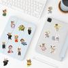 62 Pcs Cartoon Cat Meme Stickers - Waterproof Decals For Diy Decorating Guitar, Notebook & Luggage