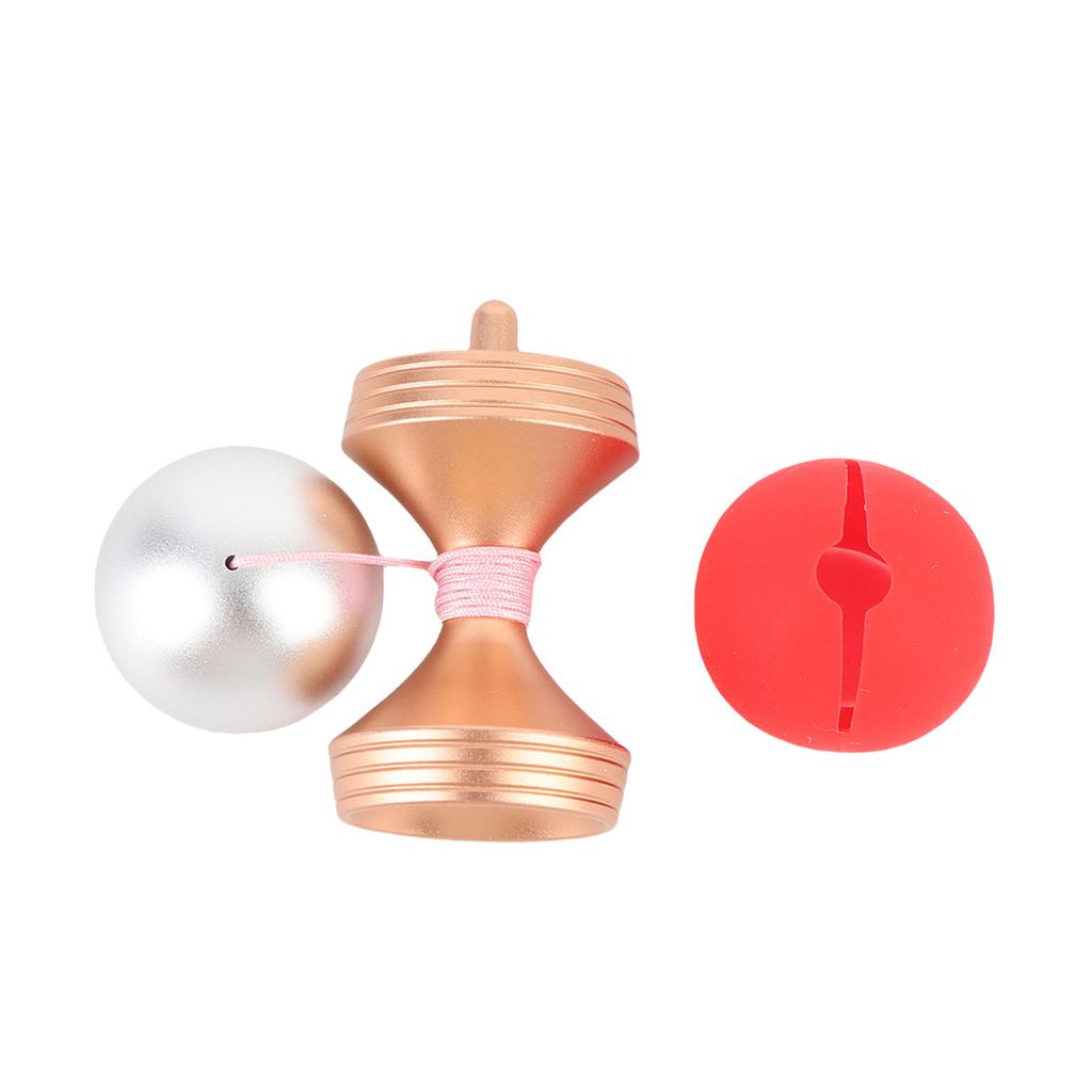 Desk Toy Stress Relief Decompression Alloy Gyroscope Desktop Toy with Silicone Cover