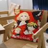 Anime Tokyo Reve Nger Pillow Covers Cartoon Sofa Decorative Home Double-sided Printing Short Plush Cute Cushion Cover