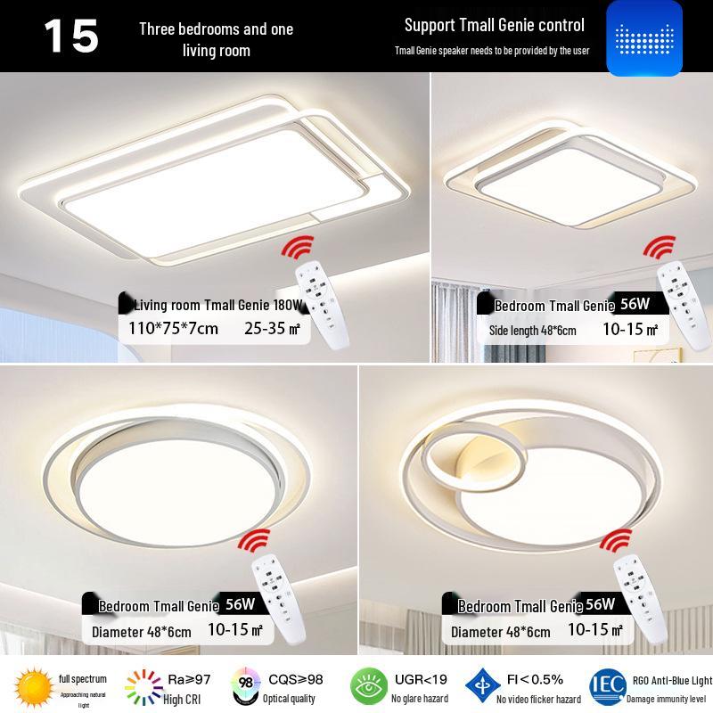Modern Minimalist Eye Protection Ceiling Light for Living Room and Bedroom