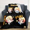 Customiz Name Personality Tsukasa Tenma Blanket Soft &Warm Sofa Office Bed Travel Lunch Break Blanket, Gift Suitable All Seasons