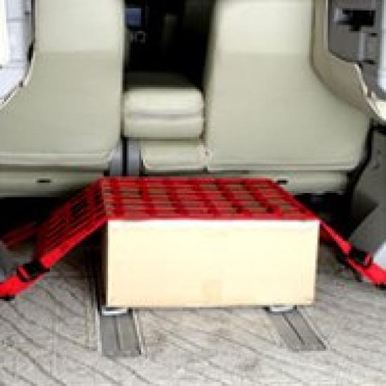 TGS SPYCE Racing Cargo Net for Mitsubishi Delica D5 (Adjustable Mount Hooks, Blue)