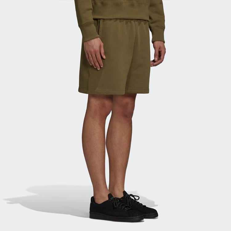 Adidas Originals Trefoil Casual Breathable Shorts Men Bottoms Olive-Green H58288