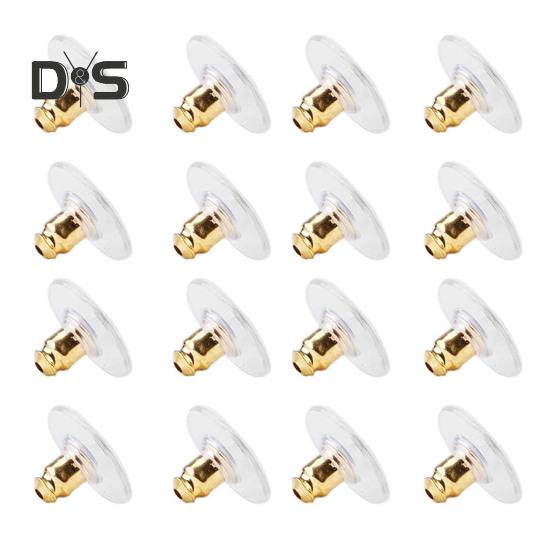 120 ks náušnicových puzet s podložkou Hypoalergenní zarážky na náušnice Akrylové náušnicové puzety Náhrada za ztracené náušnicové puzety Výroba náušnic DIY