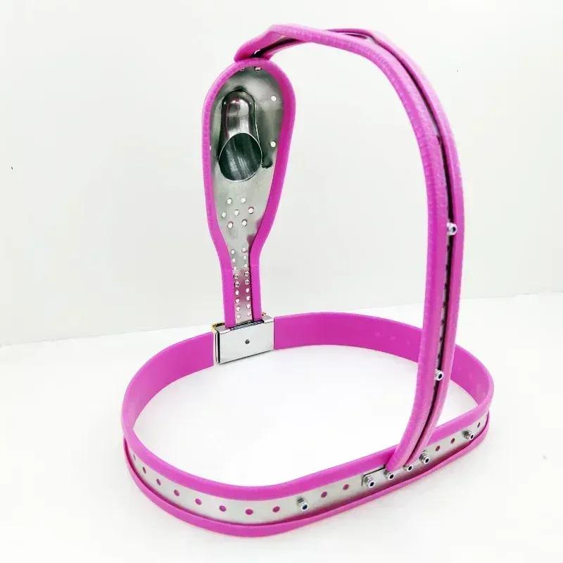 Stainless Steel Male Chastity Belt Cock Cage Restraint Lockable Chastity Device Anal Beads SexToys for Men BDSM T Type Gear Game