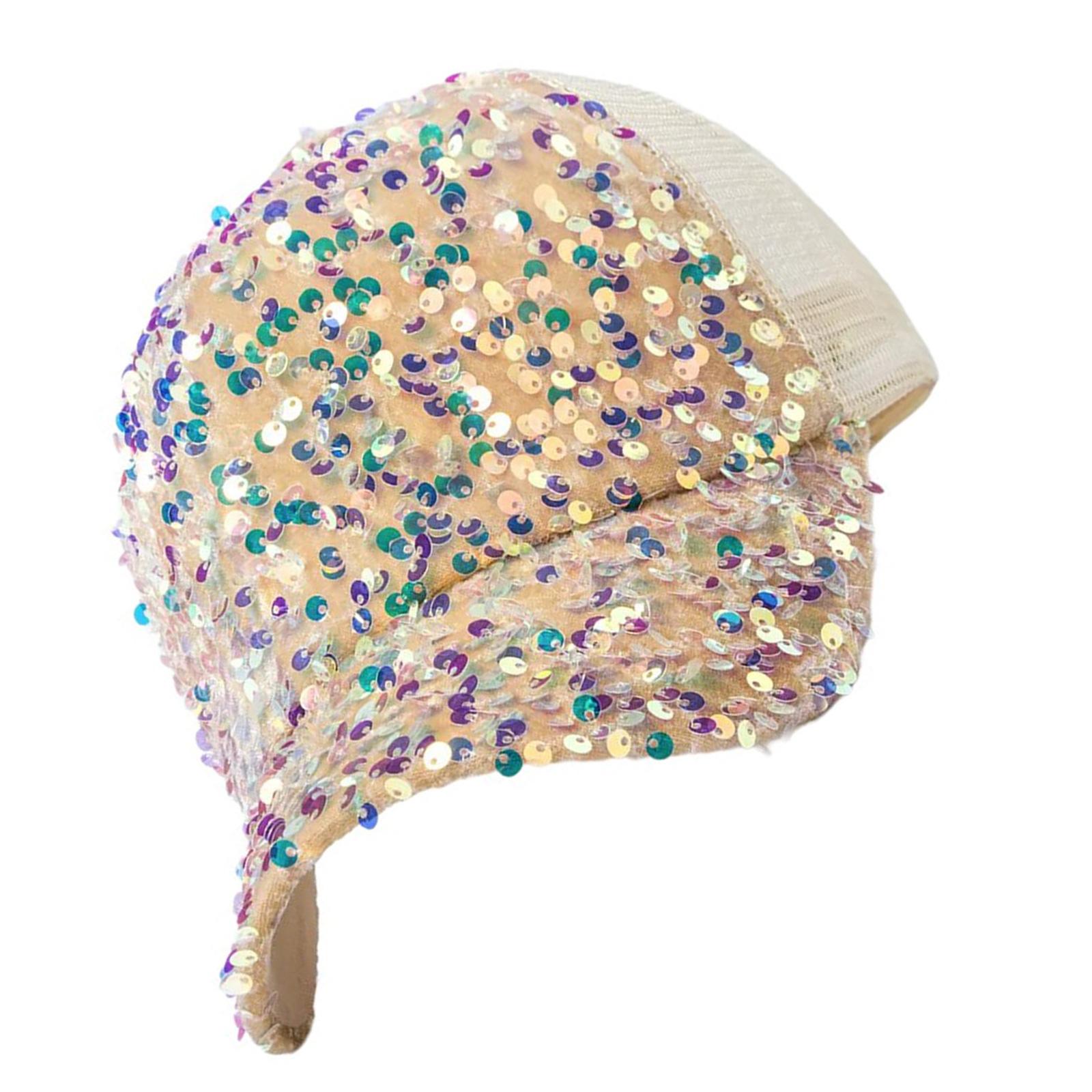 

Уникальная бейсболка с пайетками, регулируемая шляпа для хвостика для повседневной носки и спорта для мужчин, женщин, подростков жёлтый