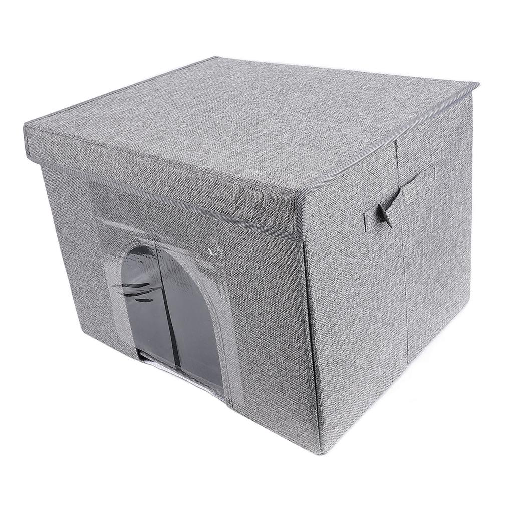 Foldable Pet House with Ice Packs Comfortable Portable Indoor Pet Cave All Season for Home Travel