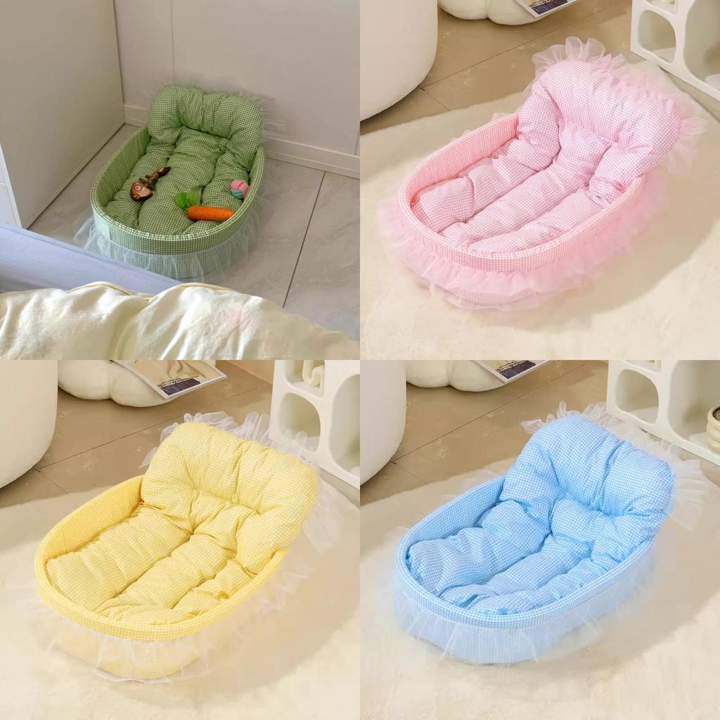 Cat Pet Nest Made Of Cloth Four Seasons Universal Cozy Sleep Spot For Mini And Medium Cats