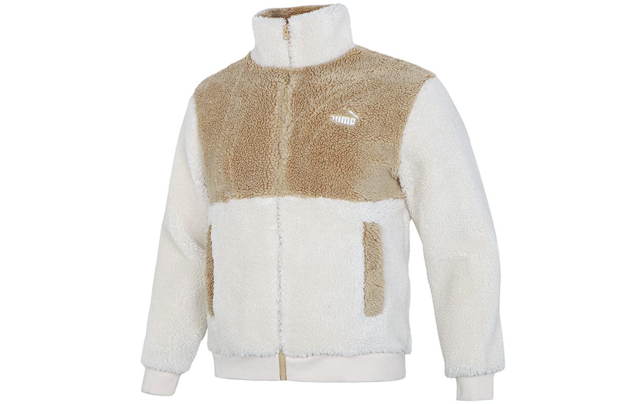 PUMA Velvet Jackets Men s White Stand Collar Moderate 848954-93 XS
