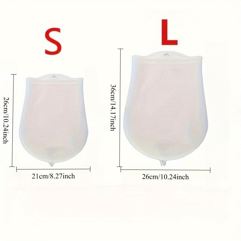 2PCS Silicone kneading bag, dough mixing bag for bread, pastries, and pizza dough, baking tool.