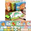 Childrens Learning Card Set For Writing Practice And Drawing With Erasable Surface For Early Education