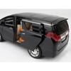 1/24 Toyota Alphard MPV Automodell Legierung Auto Druckguss Spielzeugautomodell Pull Back Kinderspielzeug Sammlerstücke Kostenloser Versand