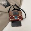 2025 Women 3D Retro Recorder Acrylic Handbags Luxury Designer Crossbody Shoulder Bag Funny Fashion Shape Evening  Banquet Bag