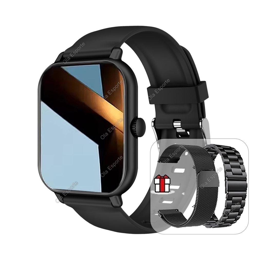 Smart Watch Android IOS Phone 2.01 Inch Color Screen Bluetooth Answer Call Fitness Watches Tracker Smartwatch Women Men New