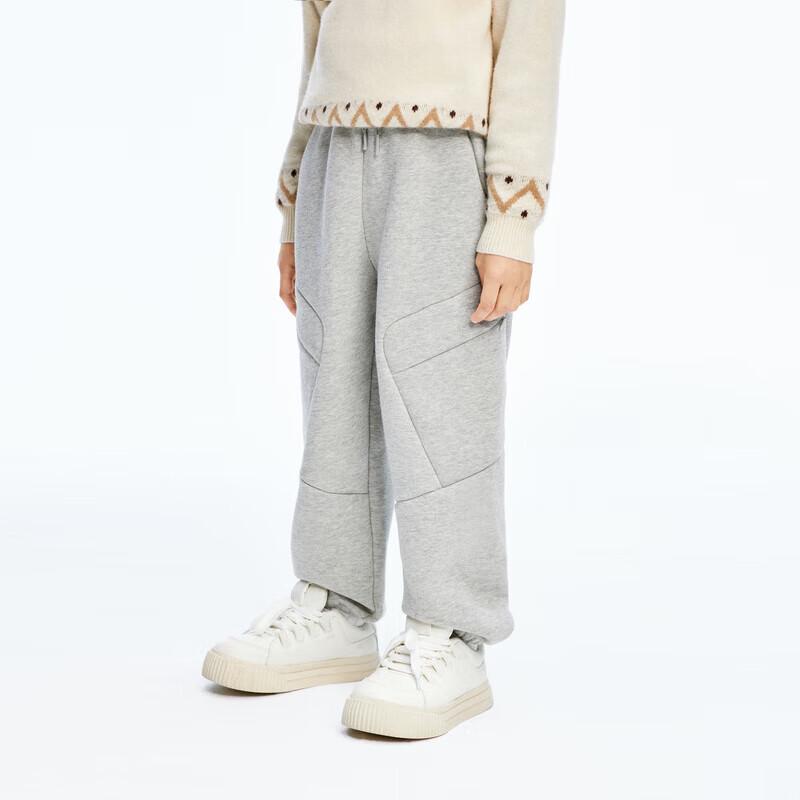 little MO&Co. Kids Fleece-Lined Winter Cuffed Sweatpants 120