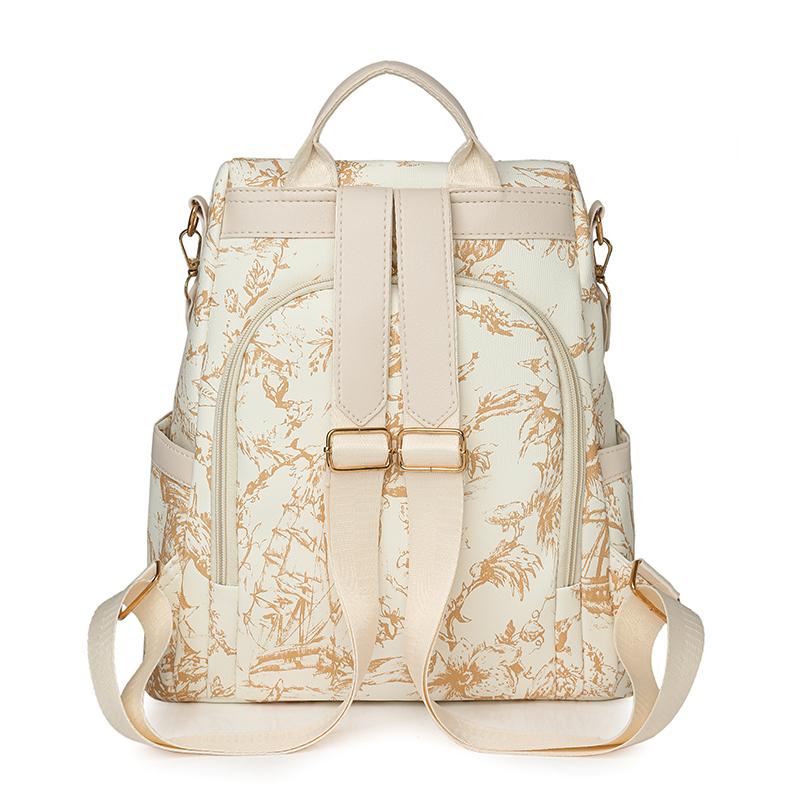 Printed Backpack Women's Large Capacity Backpack