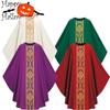 Unisex retro gotische cape, perfect voor Halloween en fantasy cosplay-evenementen.