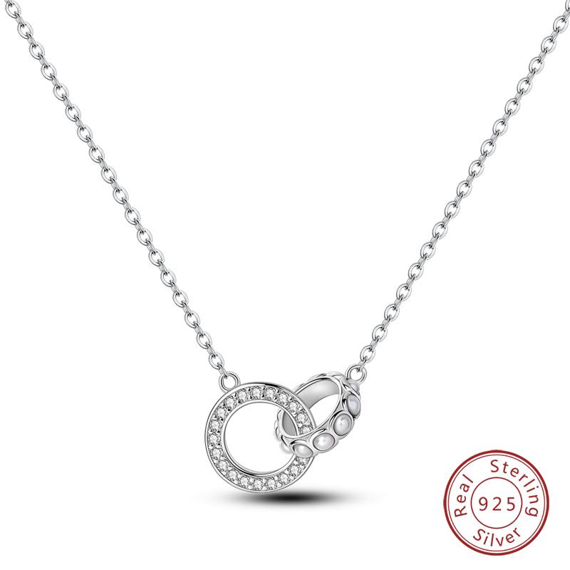 925 Silver Luminous Firefly Heart Shaped Zircon Pendant Necklace For Women Fashion Anniversary Birthday Jewelry Gifts