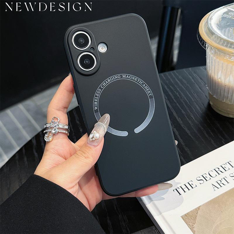 iPhone 16 Pro Max Magnetic Liquid Silicone Phone Case