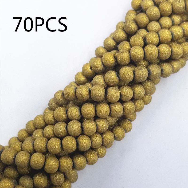 

70/108 шт 8 мм стеклянные бусины россыпью DIY аксессуары ручной работы для браслета ожерелья ювелирные изделия изготовление