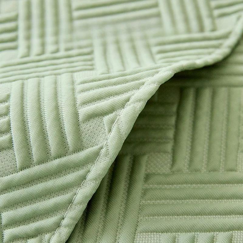 Ice Silk Twill Weave Sofa Cover Living Room Summer Cool Feeling Sofa Cushion Nonslip Modern Universal Sofa Cushion Home Cool Mat