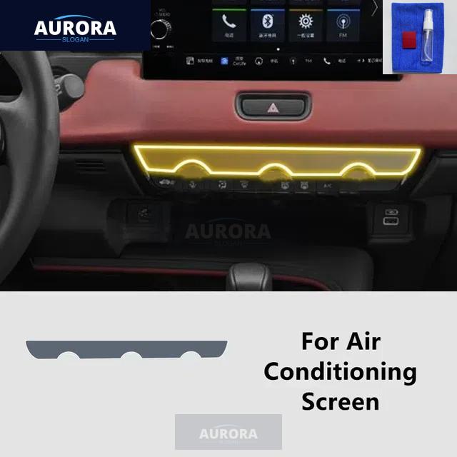 

For HONDA HR-V/VEZEL 21-22 Car Interior Center Console Transparent TPU Protective Film Anti-scratch Repair Film Accessory Refit For Air Screen