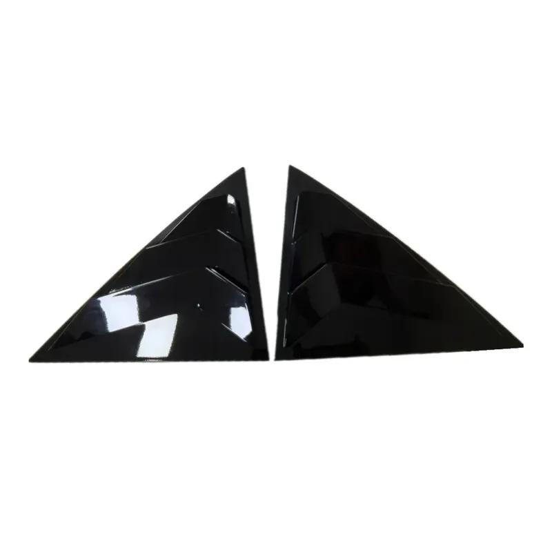 For Honda Accord 7th Sedan 2003-2007 ABS Plastic Rear Window Quarter Louver Cover Side Vent Trim Car Adhesive Accessories