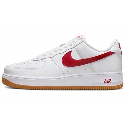 Air Force 1 Low Χρώμα του Μήνα - Λευκό University Red Unisex Αθλητικά Παπούτσια Κίτρινο Μαστίχα DJ3911-102