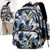 Versatile Large Capacity Backpack with Pencil Bag for Men & Women - Durable for Travel, College, & Outings