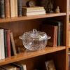 Pumpkins Glass Storage Jar with Lid,Candy & Cookie Jar,Jewelry Box,Buffet & Biscuit Containers Decorative Candy Dish