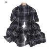 Fashion New Print 175*70cm Classic British Plaid Women Chiffon Hijab Scarf Lady Wraps Shawls Muslim Headband Islamic Scarves