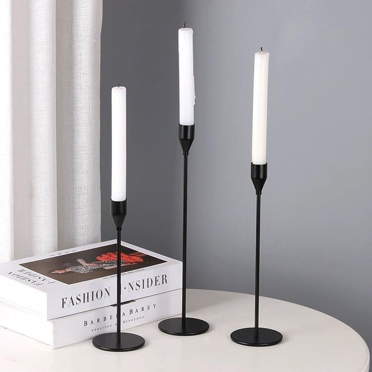 European Metal Plated Candle Holder for Weddings and Dining Table Decor