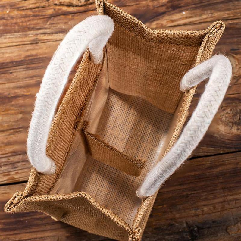 Rotwein Handtasche Wein Geschenkbox Mit Fenster Und Griff Einzel-/ Doppel-Flasche Champagner Verpackungsbeutel Hochzeitsgeschenke Für Gäste