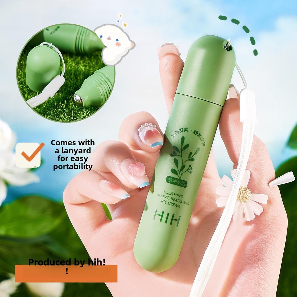 Kräuter-Kühl-Roll-on Ice Dew, sofortige Hautberuhigung, Linderung von Mückenstichen, tragbare natürliche Hautpflege für alle Altersgruppen