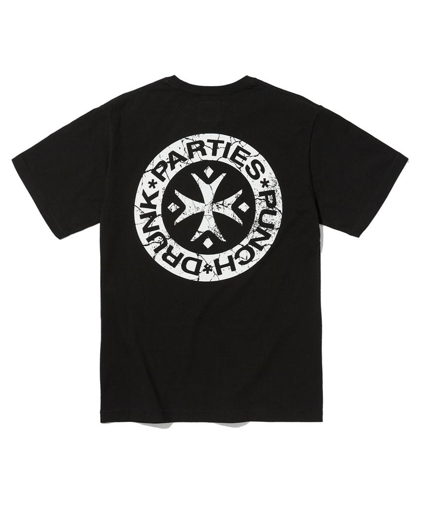 PUNCH DRUNK PARTIES Hurt Logo Narrow Tee (Black)