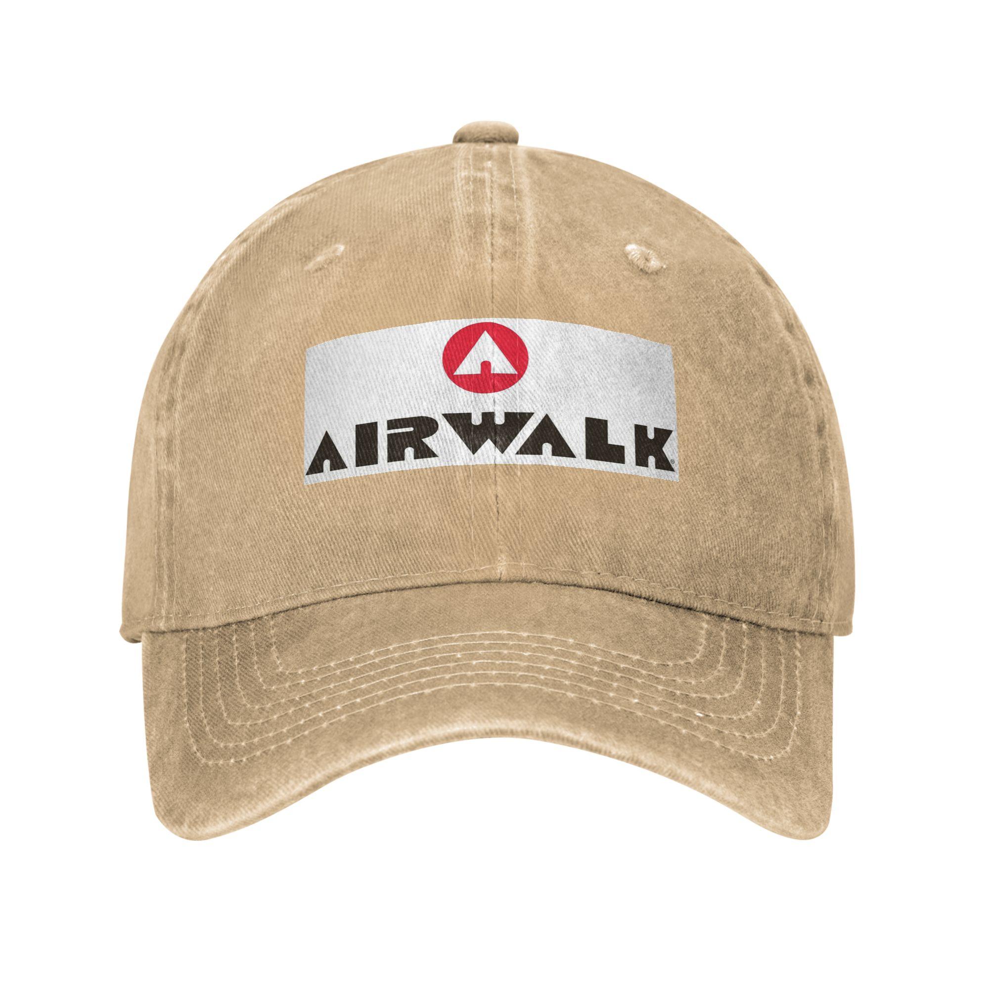 

Tattoo Old School Style Airwalk Washed Denim Cap Casual Baseball Caps Adjustable Hat Summer Unisex Baseball Hats One Size