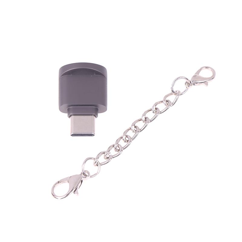 Type-C Tf Mobile Card Reader Zinc Alloy Usb 3.1 Type-C Laptop Multi Functional Otg Card Reader