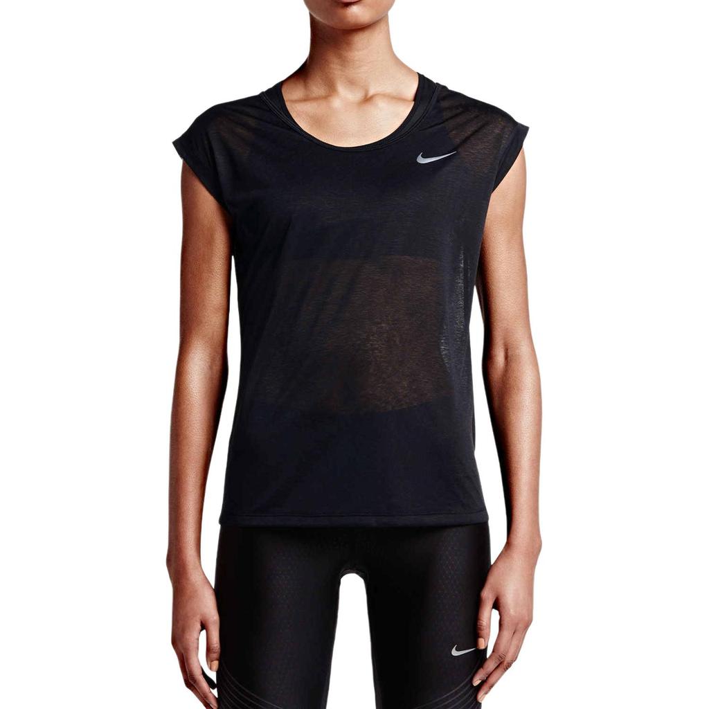 Nike T Shirts Women's Black Crew Neck Moderate Other 719871-010
