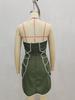 2026 Europe Summer Spaghetti Strap A-line Mini Dress - Elegant Seaside Style