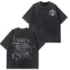Rosalía LUX Tracklist Retro Washed Poster Graphic Print Retro Washed O-neck Cotton T-Shirt Men Women Oversize Top Summer New Tee
